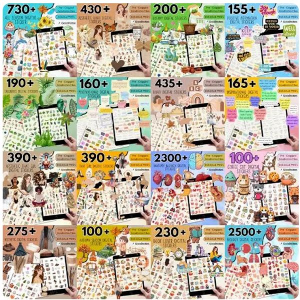 15000+ Planners, Journals, Trackers, & More! PLUS Free Digital Stickers (18000) - Reselling Allowed - Image 6