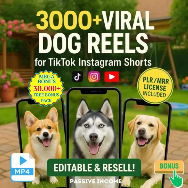3000+ Dog Reel Bundle
